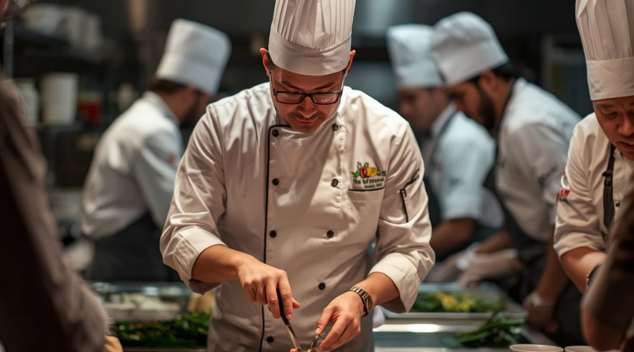 Chef du Nectar en cuisine, maison de traiteur &agrave; Libourne sp&eacute;cialis&eacute;e dans l&rsquo;&eacute;v&eacute;nementiel gastronomique