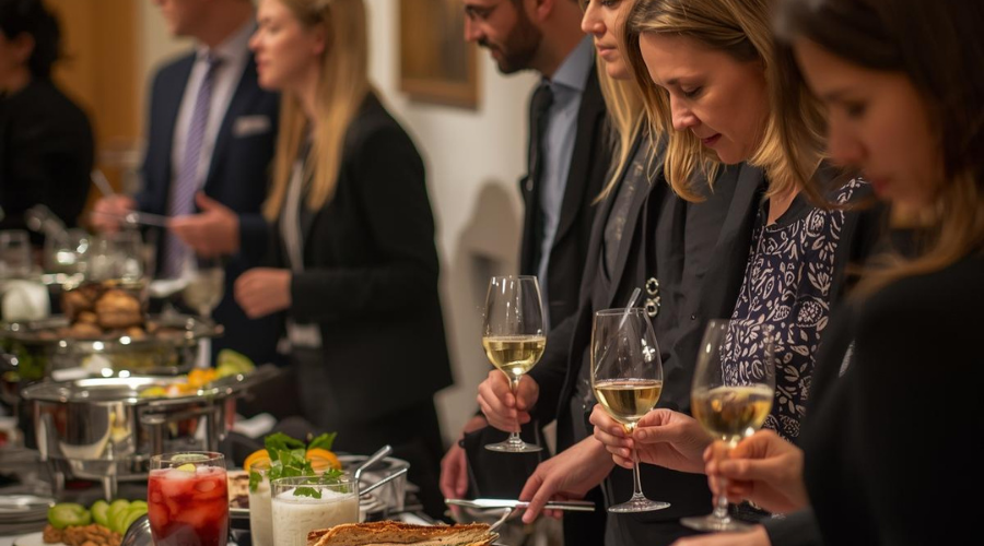 Cocktail d&rsquo;entreprise &agrave; Libourne favorisant les &eacute;changes et le networking