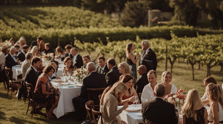 Vin d&rsquo;honneur de mariage &agrave; Libourne avec cocktail et pi&egrave;ces gourmandes